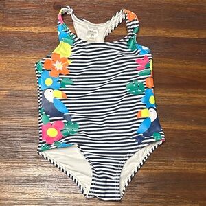 Carter's Striped One Piece with Toucan and Floral Design Size 2T